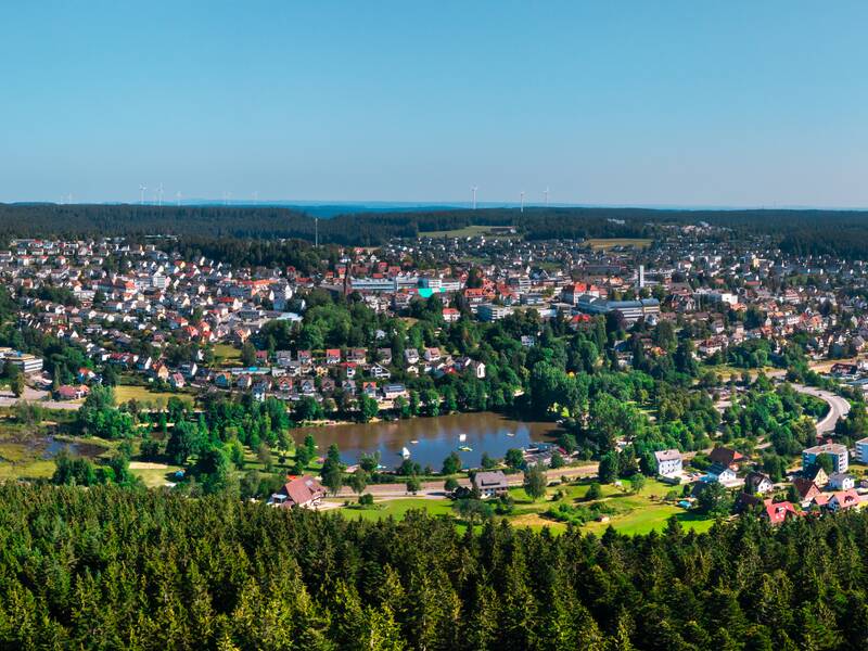 Luftbild auf St. Georgen