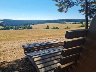 Ruheliege mit Blick nach Oberkirnach 